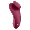 SATISFYER rezgő csiklóvibrátor Sexy Secret - bordó színben, vízálló, akkumulátoros, ingyenes applikációval