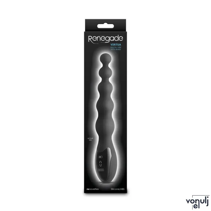 Anál plug Renegade Virtua - vibrátoros,akkumulátoros,vízálló