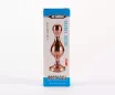 X-MEN análbot Secret Shine Booty Call L IV - rosegold színben, vibráció nélküli, vízálló, 13 cm