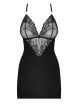 OBSESSIVE  szexi babydoll tangával 828-CHE-1 - fekete színben, S/M méretben