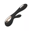 LELO csiklóizgató vibrátor Soraya Wave Black - fekete színben, vízálló, akkumulátoros