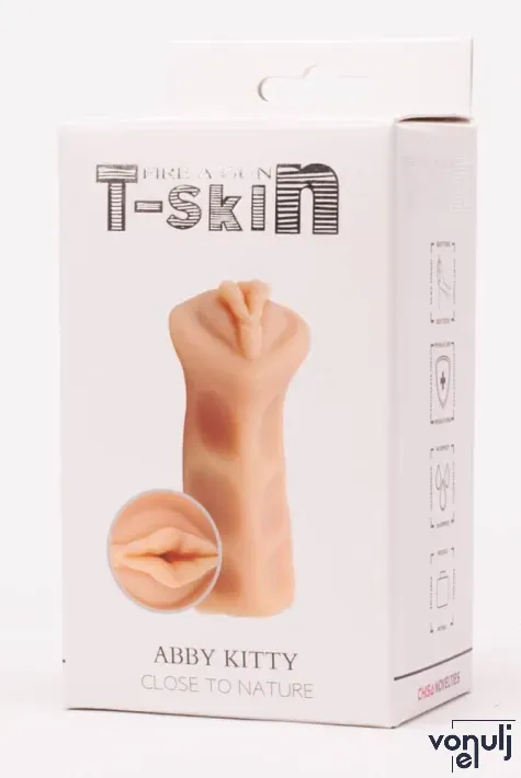 CHISA NOVELTIES maszturbátor Abby Kitty - realisztikus, vagina formájú testnyílással, testszínű, vízálló, vibráció nélküli