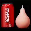LOVETOY élethű dildó 10" SQUIRT EXTREME DILDO - nagy méretű, herékkel, ejakuláló, nagy pumpa, letapasztható, PVC (25 cm)