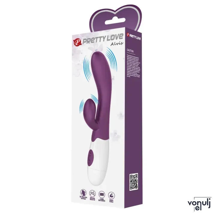 Csiklóizgatós g pont vibrátor Pretty Love Alvis - elemes,vízálló