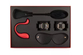 SVAKOM BDSM szett Limited Kit Box - Phoenix Neo vibrátor, bilincs, szemmaszk, paskoló
