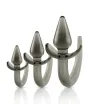 Anál plug szett NMC Black Axinite 3in1 Tail Design - vízálló