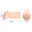 ANIME maszturbátor Man's Vibrating Masturbator Flesh - realisztikus, vibrációs tojással, vagina formájú testnyílással, távirányítós, vízálló