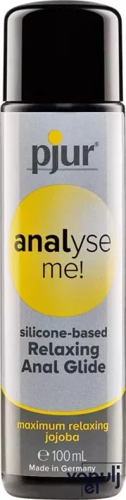 PJUR intim síkosító Analyse Me! Relaxing Anal Glide 100 ml - anális, szilikon bázisú, selymes síkosító, jojoba kivonattal a lágy és hidratált bőrért