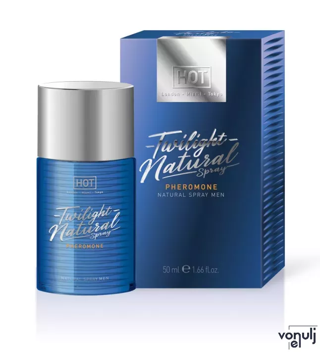 HOT férfi vágyfokozó spray Twilight Pheromone Natural Spray Men 50 ml - feromon tartalmú, illatmentes