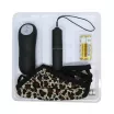 BAILE vibrációs bugyi Wild Butterfly Panty With Bullet - leopárd mintával díszített bugyi, behelyezhető vibrátorral, távirányítóval, vízálló, elemes