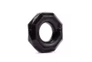 LOVETOY péniszgyűrű Power Plus Cockring 4 - fekete színben, külső stimuláló felülettel, vízálló, vibráció nélküli