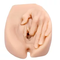 CHISA NOVELTIES maszturbátor Spread Abby - realisztikus, testszínű, vagina és ánusznyílással, vibrációs funkcióval, távirányítóval, vízálló