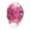 SATISFYER léghullámos csiklóizgató Cloud Dancer Red Print - fehér és bordó színben,érintésmentes léghullámos és rezgő funkcióval,vízálló,akkumulátoros
