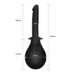 LOVETOY intim zuhany Bondage Fetish Deluxe Douche Black 1 - fekete színben, anális és hüvelyi irrigálásra, 235 ml