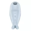 SATISFYER léghullámos csiklóizgató Seal You Soon - kék színben,érintésmentes léghullámos és rezgő funkcióval,vízálló,akkumulátoros