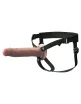 Strapon dildó hámmal Pipedream 9" Dual Density - vízálló