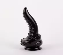 X-MEN fenékdugó 8.3" Butt Plug Black - fekete színben, letapasztható, vízálló, PVC, 21 cm