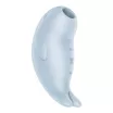 SATISFYER léghullámos csiklóizgató Seal You Soon - kék színben,érintésmentes léghullámos és rezgő funkcióval,vízálló,akkumulátoros