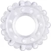 LOVETOY péniszgyűrű Power Plus Cockring 7 - áttetsző, külső stimuláló felülettel, vízálló, vibráció nélküli