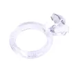 CHISA NOVELTIES péniszgyűrű Diamond Cock Ring Clear - áttetsző, vízálló, vibráció nélküli