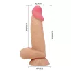 Élethű műpénisz Pretty Love Sliding Skin 7.6" Flesh - vízálló, 19,4 cm