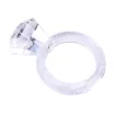 CHISA NOVELTIES péniszgyűrű Diamond Cock Ring Clear - áttetsző, vízálló, vibráció nélküli