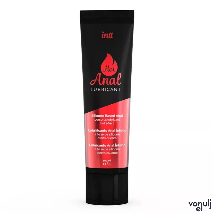 INTT intim síkosító Lubrificant Hot Anal Tube Pack 100 ml - anális, szilikon és vízbázisú, melegítő hatású