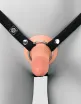 Strapon dildó hámmal Pipedream 5" Dual Density - vízálló