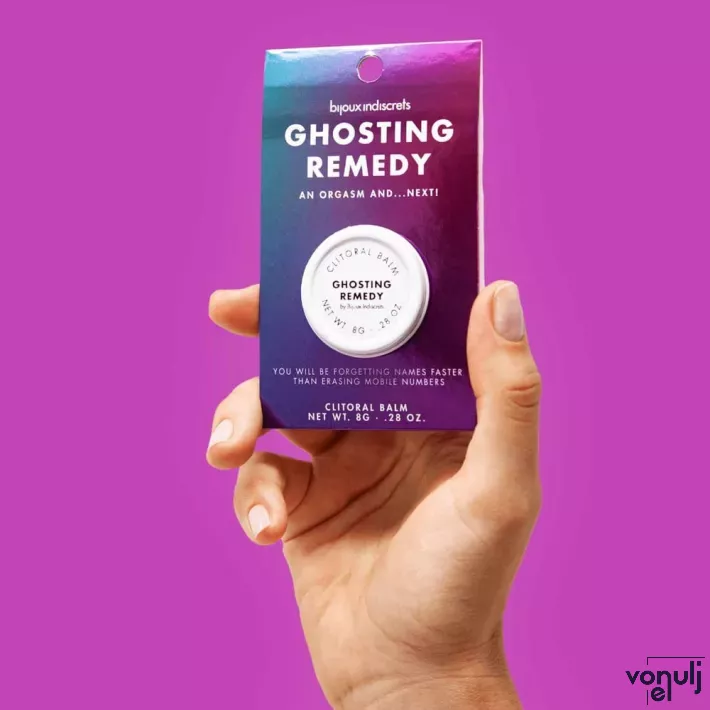BIJOUX INDISCRETS stimuláló balzsam Ghosting Remedy Clitherapy Balm 8 g - csiklóstimuláló, vetiver illattal, melegítő hatással