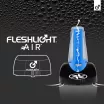 FLESHLIGHT levegős szárító állvány Air - fekete színben, Fleshlight maszturbátorokhoz, gyűrűs adapterekkel, elektromos