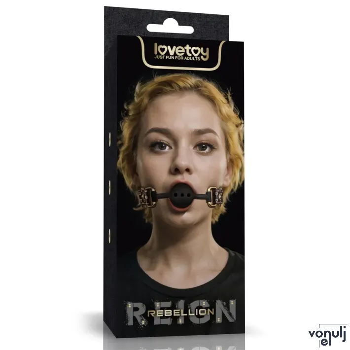 BDSM szájpecek Lovetoy Rebellion Reign Ball Gag