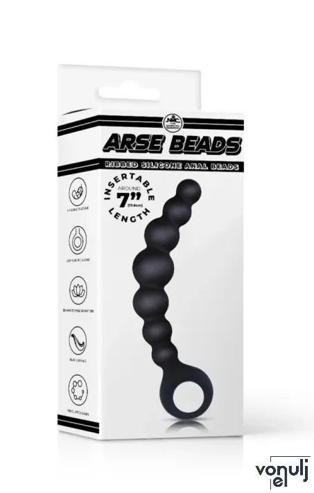 Anál plug NMC Arse Beads I 18,5 cm - vízálló, 7"