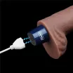 LOVETOY élethű vibrátor 11" Real Softee Rechargeable Silicone - realisztikus, herékkel, vízálló, akkumulátoros, szilikon (27 cm)
