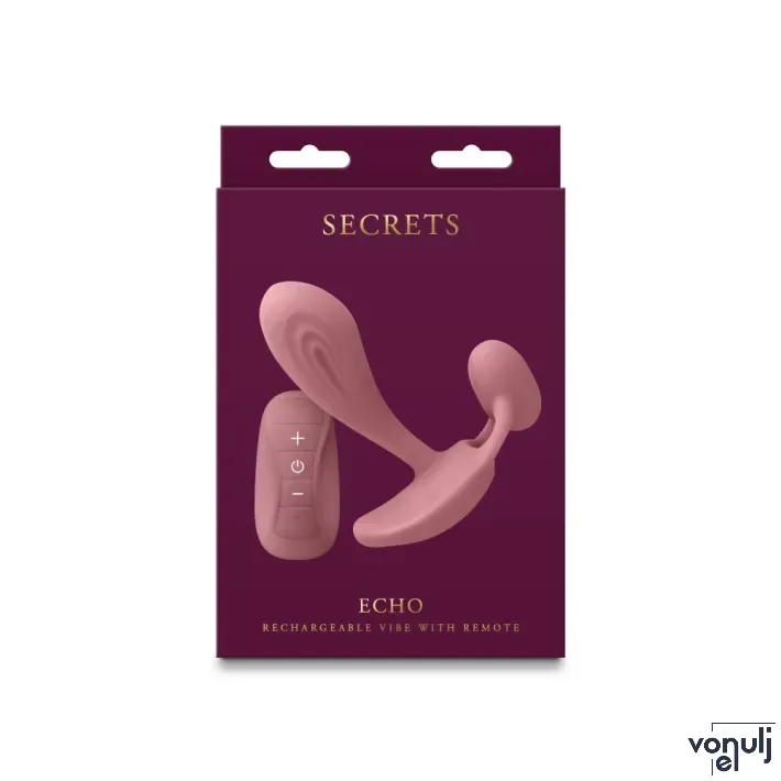 Csiklóizgatós g pont vibrátor Ns novelties Secrets Echo - akkumulátoros,vízálló