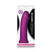 NS NOVELTIES élethű dildó Colours Dual Density 7" Girth Dildo Purple - nagy méretű, lila színben, kétrétegű, letapasztható, szilikon (20,9 cm)