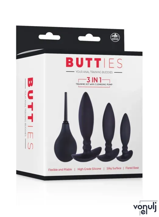 Anál plug szett NMC Butties 3in1 - vízálló