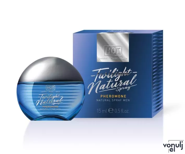 HOT férfi vágyfokozó spray Twilight Pheromone Natural Men 15 ml - feromon tartalmú, illatmentes