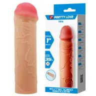 Péniszköpeny PRETTY LOVE Nile - élethű, 16,5 cm
