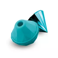 NS NOVELTIES léghullámos csiklóizgató Sugar Pop Jewel Teal - kék színben, vízálló, akkumulátoros