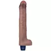 LOVETOY élethű vibrátor 10,5" Real Softee Rechargeable Silicone - realisztikus, herékkel, vízálló, akkumulátoros, szilikon (26,5 cm)