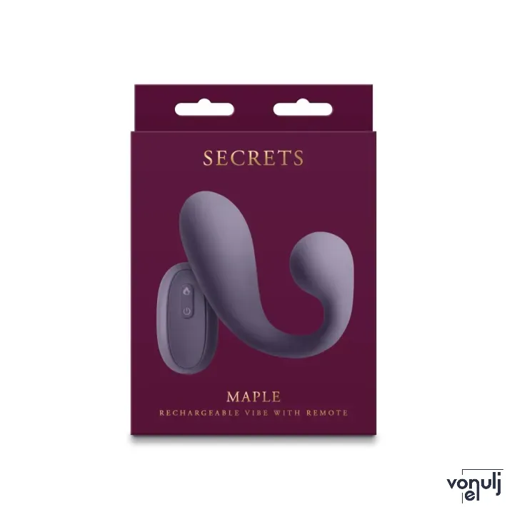 Csiklóizgatós g pont vibrátor Ns novelties Secrets Maple - akkumulátoros,vízálló