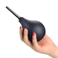 LOVETOY intim zuhany Bondage Fetish Deluxe Douche Black 2 - fekete színben, anális és hüvelyi irrigálásra, 160 ml