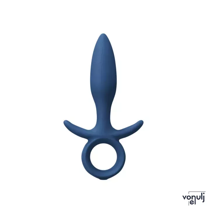 RENEGADE fenékdugó King Small Blue - kék színben, S-méretben, vízálló, szilikon (14.5 cm)
