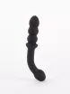 X-MEN análbot Dual-motor Vibrating Butt Plug - fekete színben, vibrátoros, akkumulátoros, dupla motoros, vízálló, 20 cm
