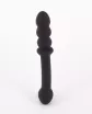 X-MEN análbot Dual-motor Vibrating Butt Plug - fekete színben, vibrátoros, akkumulátoros, dupla motoros, vízálló, 20 cm