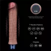 LOVETOY élethű vibrátor 9,5" Real Softee Rechargeable Silicone - realisztikus, vízálló, akkumulátoros, szilikon (24,5 cm)