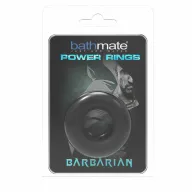 BATHMATE péniszgyűrű Power Ring Barbarian - fekete színben, vízálló, vibráció nélküli