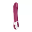 SATISFYER G-pont vibrátor Big Heat - lila színben, vízálló, okos, melegítő funkcióval, ingyenes applikációval
