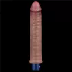 LOVETOY élethű vibrátor 9,5" Real Softee Rechargeable Silicone - realisztikus, vízálló, akkumulátoros, szilikon (24,5 cm)