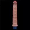 LOVETOY élethű vibrátor 9,5" Real Softee Rechargeable Silicone - realisztikus, vízálló, akkumulátoros, szilikon (24,5 cm)